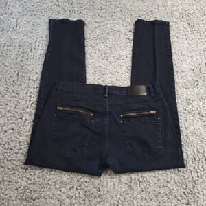 Ranbeeri Jeans Men 36x32 Blue Straight Leg Slim Rocker Dark Wash Stretch Denim